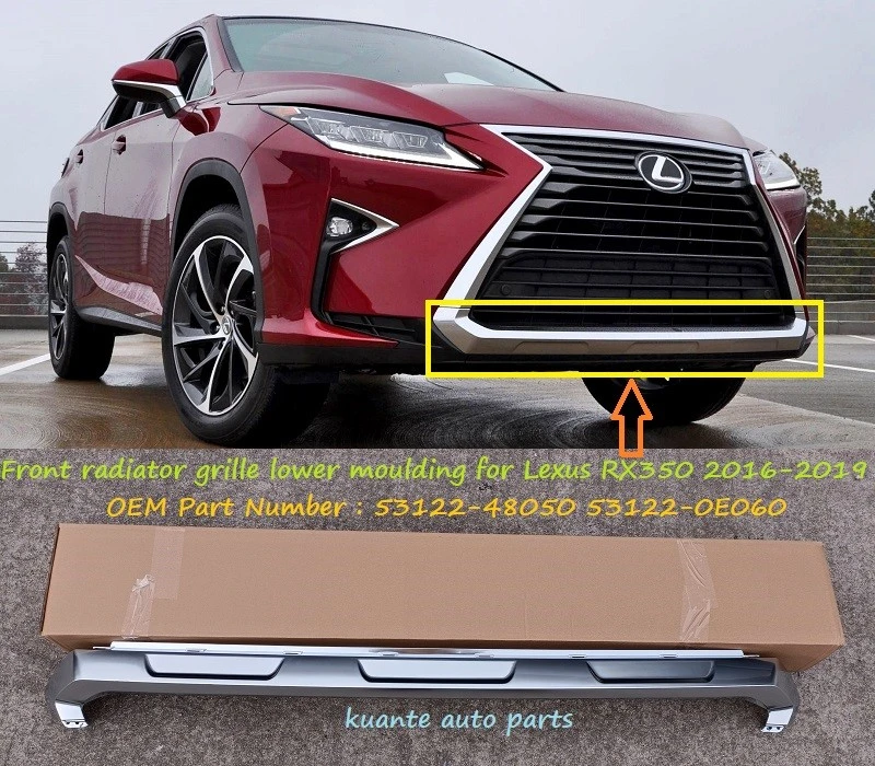 Lexus RX350 front grille moulding
