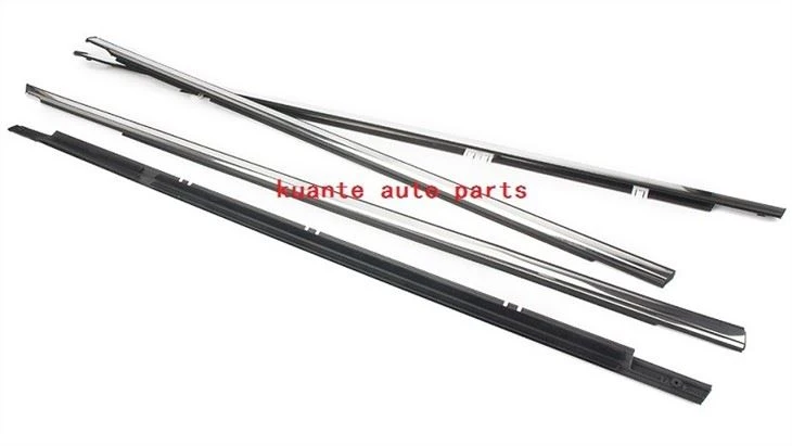 4Pcs/Set Car Weatherstrip Outside Window Door Seals Belt Trim For Honda Accord 2008-2012