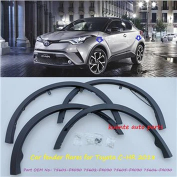 Kompletne širine blatobrana za Toyotu CHR 2018 75601-F4030 75602-F4030 75605-F4030 75606-F4030
