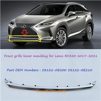 Donja letvica prednje rešetke za Lexus RX350 2019-2021 53122-48100 53122-0E200 53121-48170 53122-0E210